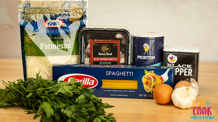 carbonara ingredients