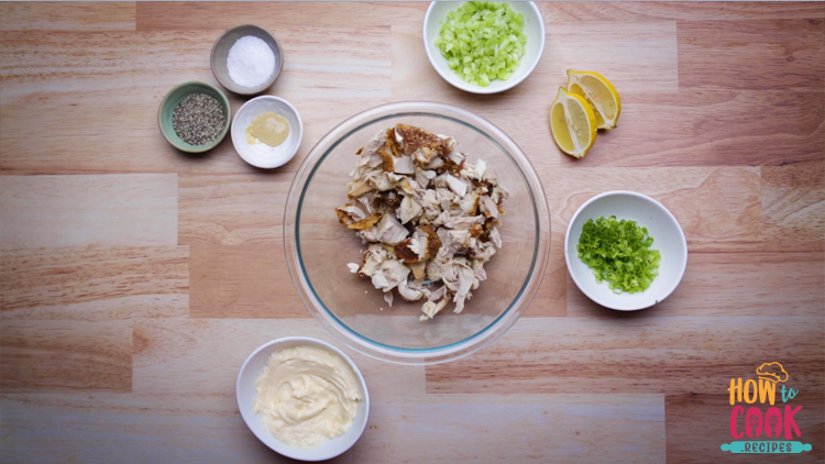 Chicken salad preparation