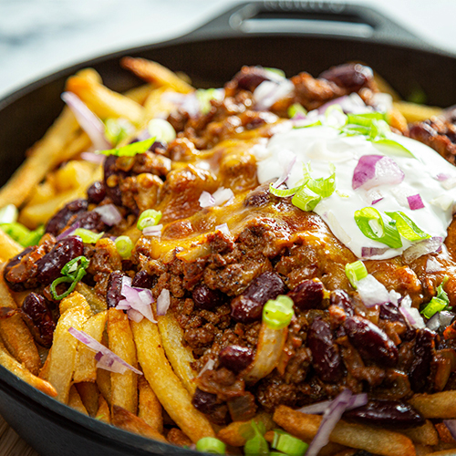 Chili cheese fries recipe