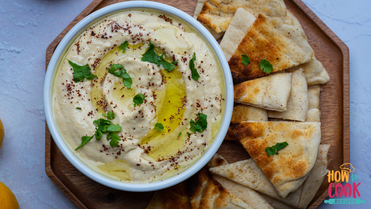 Easy homemade chickpea hummus