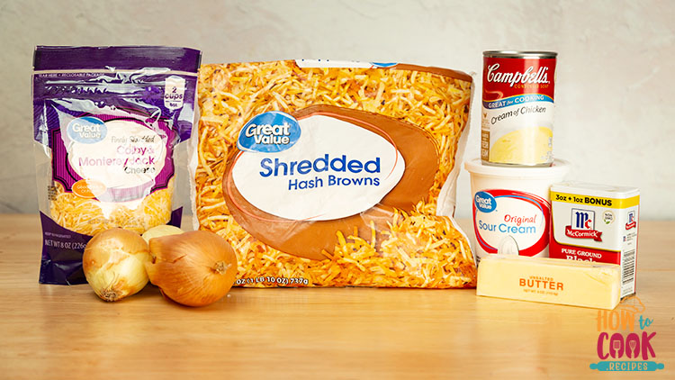 Hashbrown casserole ingredients