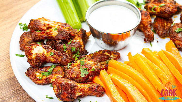 Homemade baked chicken wings