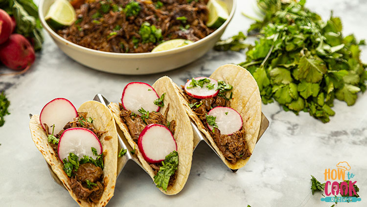 Homemade barbacoa recipe tacos