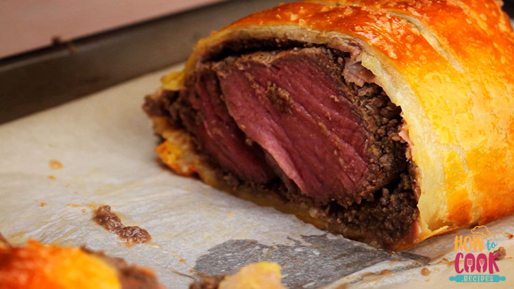 Homemade beef wellington recipe