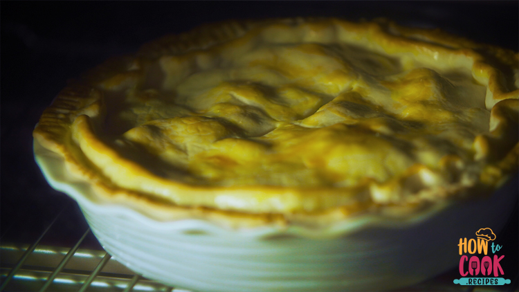 Homemade chicken pot pie