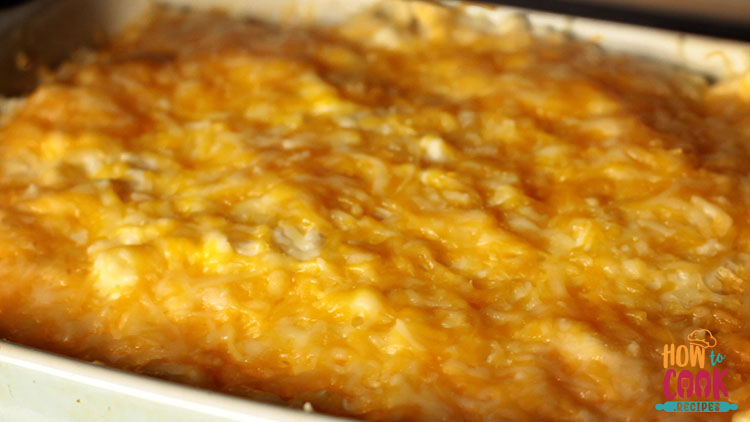 Homemade cracker barrel hashbrown casserole