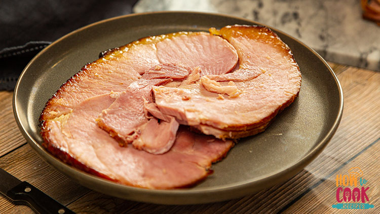 Homemade honey baked ham