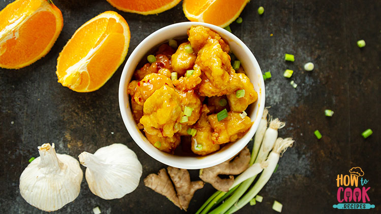 Homemade orange chicken recipe