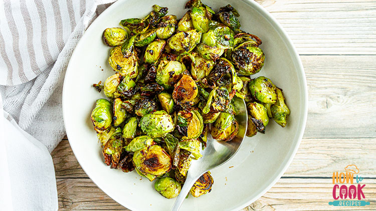 Homemade roasted brussel sprouts recipe