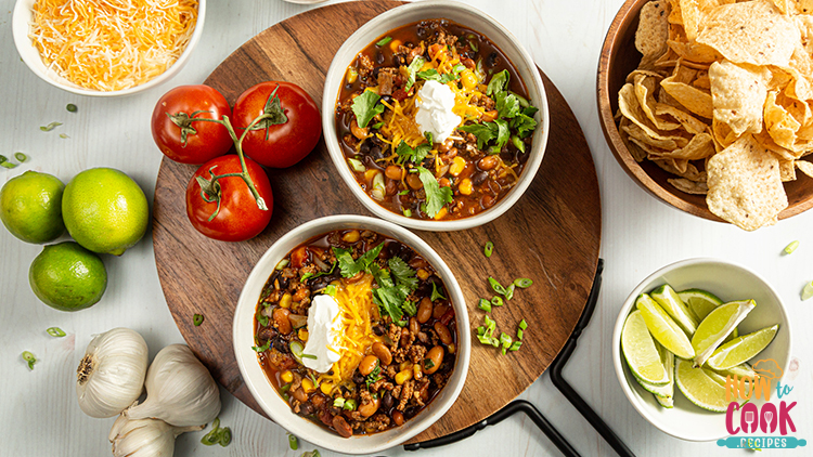 Homemade taco soup recipe