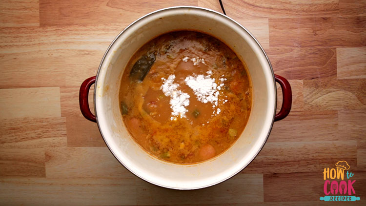 Homemade traditional New Orleans gumbo