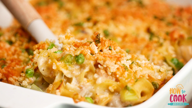 Homemade tuna casserole