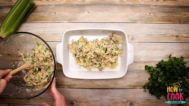 How do you keep tuna casserole from drying out