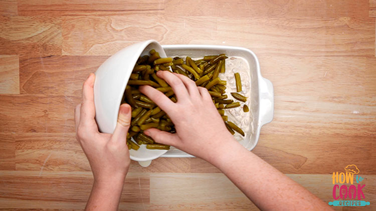 How do you make green bean casserole