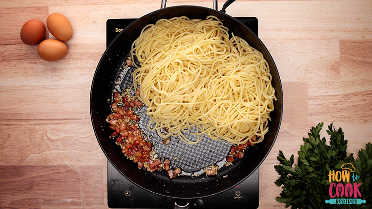 How to cook carbonara