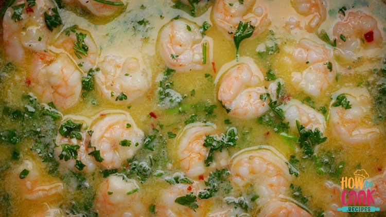 How to store leftover shrimp scampi