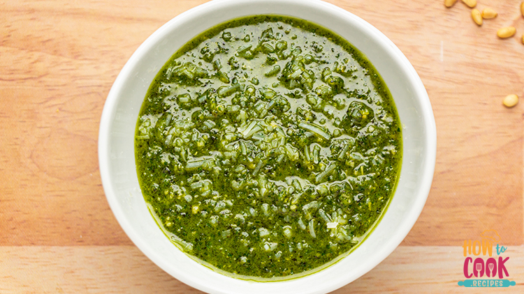 Is pesto made from basil