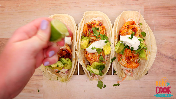 Mexican shrimp tacos