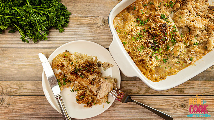 Simple chicken and rice casserole recipe