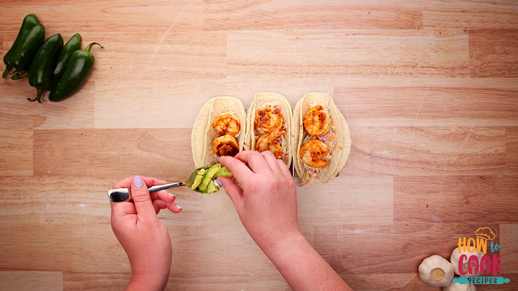 Toppings for shrimp tacos