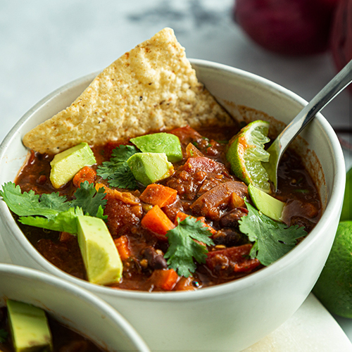 Vegetarian chili recipe